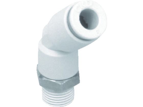 CKD ニュージョイント エルボタイプ 適合チューブ外径:6mm 接続口径M5 GWL6-M5-45 CKD ニュージョイント エルボタイプ 適合チューブ外径:6mm 接続口径M5 GWL6-M5-45