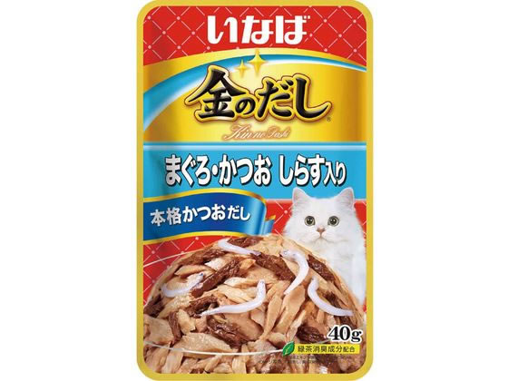 いなばペットフード 金のだしパウチ 鮪・鰹しらす40g いなばペットフード 金のだしパウチ 鮪・鰹しらす40g