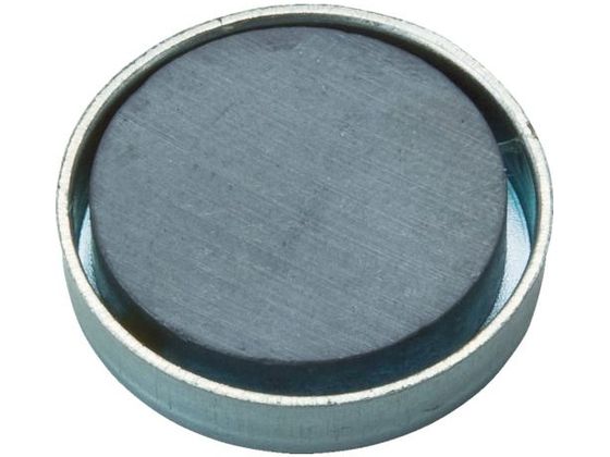 TRUSCO キャップ付フェライト磁石 外径28.8mm×厚み5.6mm 10個