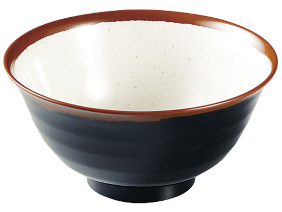 エンテック 長次郎窯羽反り丼(小) 内白 AN59W