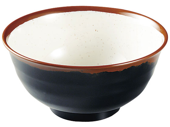 エンテック 長次郎窯羽反り丼(大) 内白 AN60W