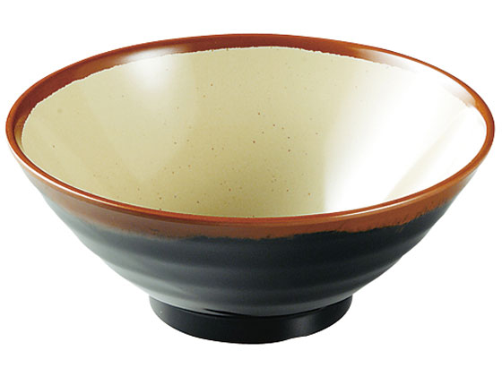 エンテック 長次郎窯そば丼(小) 内若草 AN64G