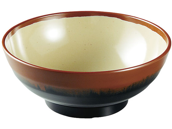 エンテック 長次郎窯そば丼(特大) 内若草 AN70G