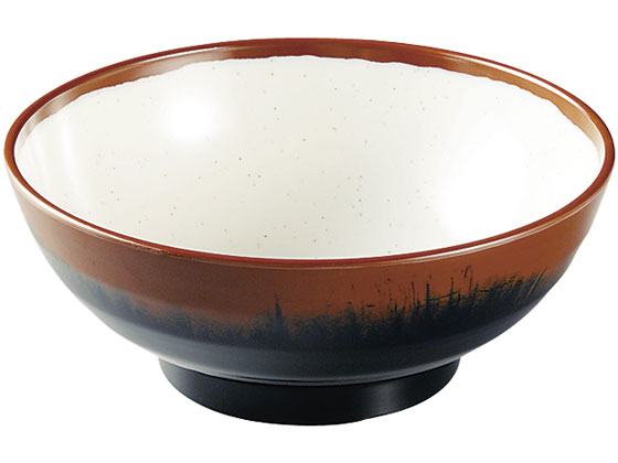 エンテック 長次郎窯そば丼(特大) 内白 AN70W