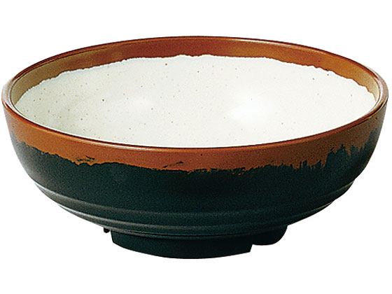 エンテック 長次郎窯 丼 内白マーブル AN69W