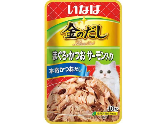 いなばペットフード 金のだしパウチ 鮪鰹サーモン40g いなばペットフード 金のだしパウチ 鮪鰹サーモン40g
