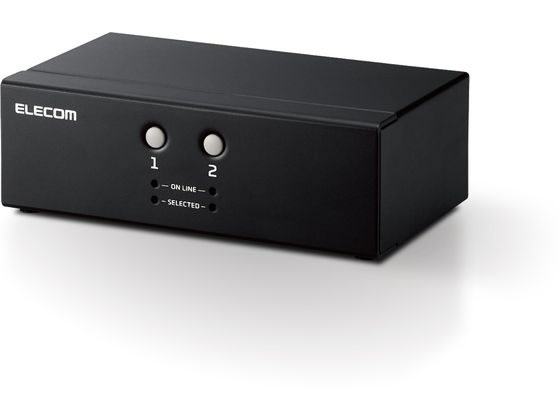 エレコム KVMスイッチ 切替器 PC2台 バスパワー KVM-NVXSN2 エレコム KVMスイッチ 切替器 PC2台 バスパワー KVM-NVXSN2