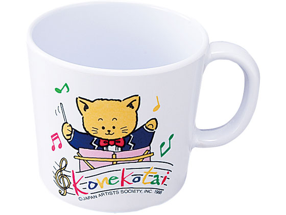 エンテック こねこたい 片手コップ(大) ピンク L-115P