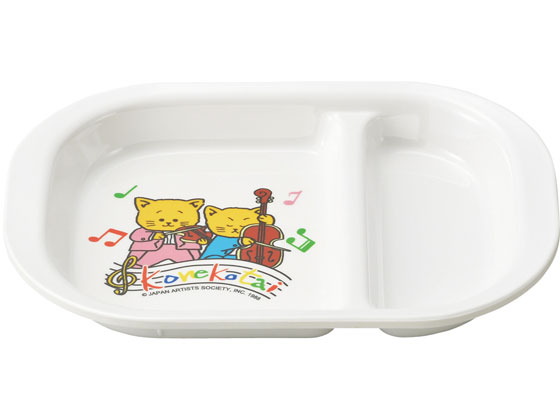 エンテック 角ランチ皿 こねこたい KO-10