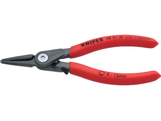 KNIPEX 8 -13mm 穴用スナップリングプライヤー 4831-J0 KNIPEX 8 -13mm 穴用スナップリングプライヤー 4831-J0