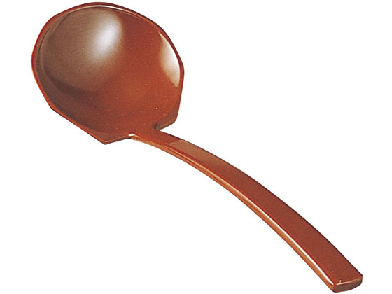エンテック メラミンお玉(田舎杓子) (茶) C-70