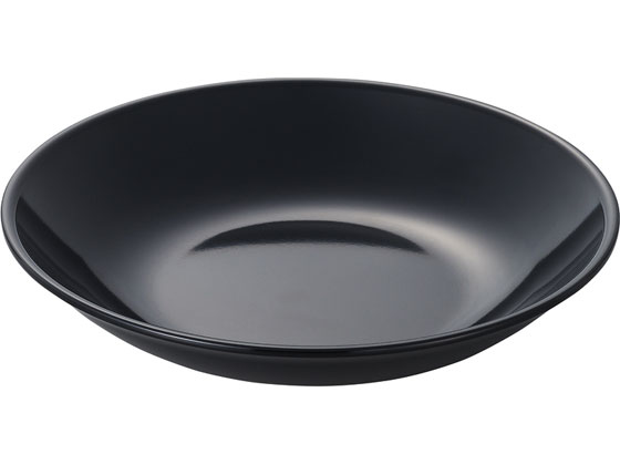 エンテック 深丸皿20cm 黒 SP-115B エンテック 深丸皿20cm 黒 SP-115B
