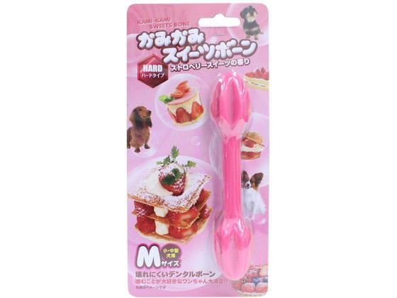 スーパーキャット かみかみスイーツボーン ストロベリーM DM-412 スーパーキャット かみかみスイーツボーン ストロベリーM DM-412