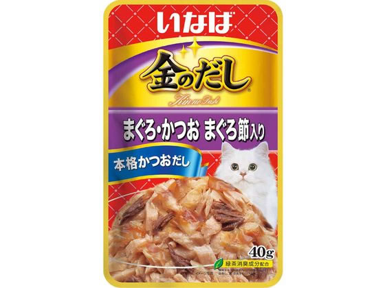 いなばペットフード 金のだしパウチ 鮪鰹鮪節40g いなばペットフード 金のだしパウチ 鮪鰹鮪節40g