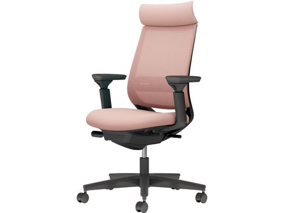 コクヨ チェア ミトラ2 可動肘 ランバー付 アッシュピンク ポリウレタン巻き コクヨ チェア ミトラ2 可動肘 ランバー付 アッシュピンク ポリウレタン巻き