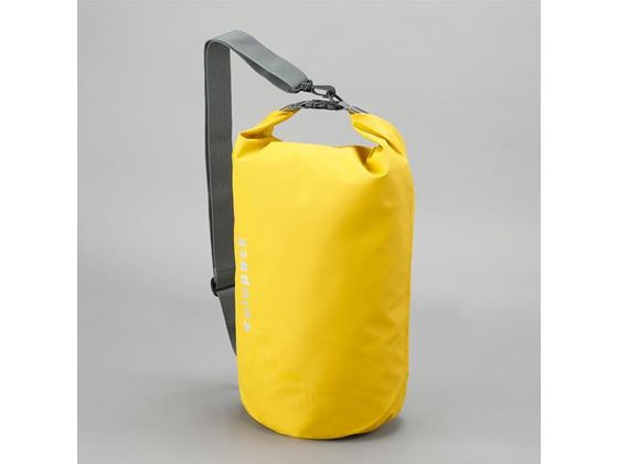 エスコ ロールトップバッグ イエロー φ250×300mm EA927GA-116