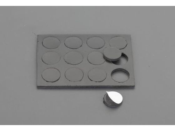 エスコ マグネット 粘着付 12個 φ13mm EA781GA-14