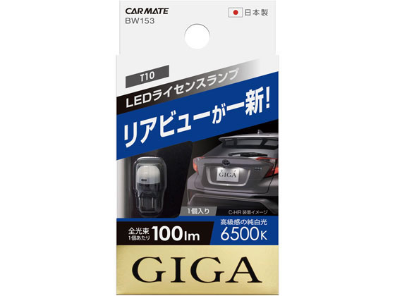 カーメイト LEDライセンス R100T 6500K BW153
