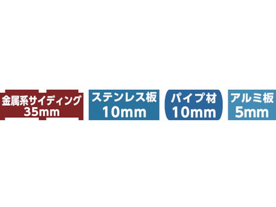 ユニカ 超硬ホールソー メタコアトリプル(ツバ無し)45mm MCTR-45TN