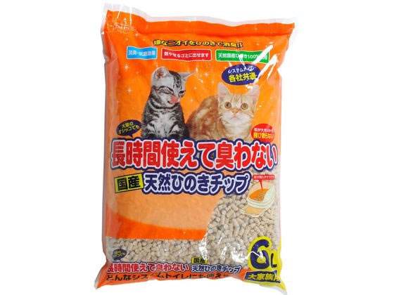 ペットプロジャパン 長時間使えて臭わない天然ひのきチップ6L ペットプロジャパン 長時間使えて臭わない天然ひのきチップ6L