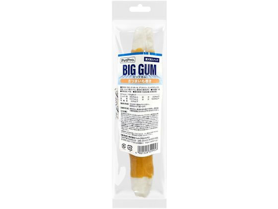ペットプロジャパン BIGガムさつまいも巻き 1本入り ペットプロジャパン BIGガムさつまいも巻き 1本入り