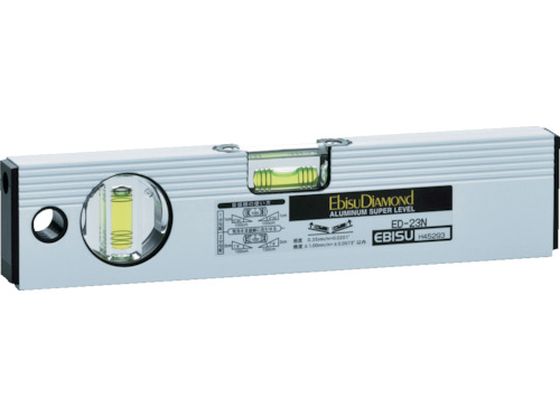 エビスダイヤモンド ベーシックレベル(シルバー) 230mm ED-23N エビスダイヤモンド ベーシックレベル(シルバー) 230mm ED-23N