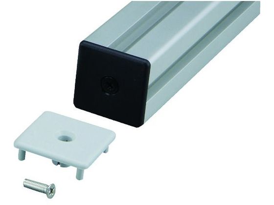 TRUSCO TSF40用フレームキャップロックタイプN4040(ライトグレー TSFK06LG TRUSCO TSF40用フレームキャップロックタイプN4040(ライトグレー TSFK06LG
