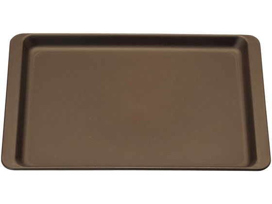 マイン PP 長角盆 360×252 ブラウン ノンスリップ M44-423 マイン PP 長角盆 360×252 ブラウン ノンスリップ M44-423