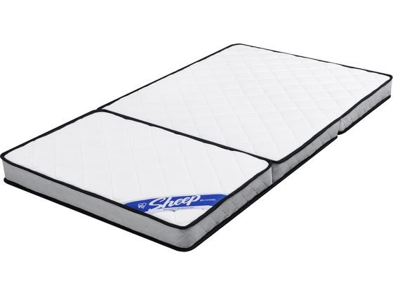 アイリスオーヤマ 三つ折りポケットコイルマットレス シングル ホワイト アイリスオーヤマ 三つ折りポケットコイルマットレス シングル ホワイト