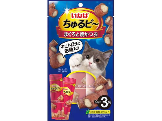 いなばペットフード チャオちゅるビー まぐろと焼かつお3袋 いなばペットフード チャオちゅるビー まぐろと焼かつお3袋