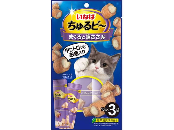いなばペットフード チャオちゅるビー まぐろと焼ささみ3袋 いなばペットフード チャオちゅるビー まぐろと焼ささみ3袋