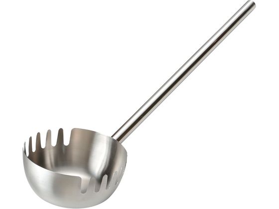 エムテートリマツ 18-8抗菌麺ひしゃく 21cm×75cmパイプ柄