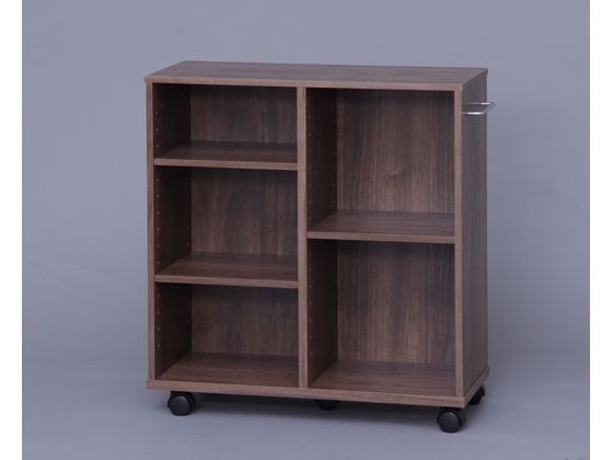 アイリスオーヤマ 収納カート Ｗ600×Ｄ260ｍｍ ブラウン SYR-6026