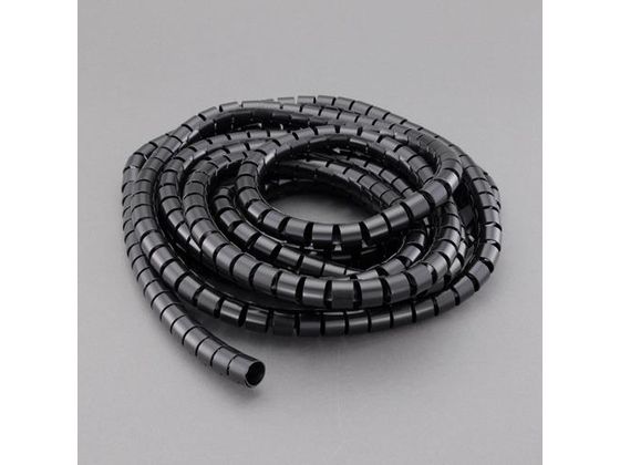 エスコ スリットチューブ 黒 15mm×5m EA944BX-122