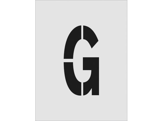 IM ステンシル G 文字サイズ250×125mm AST-G250125