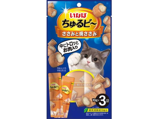 いなばペットフード チャオちゅるビー ささみと焼ささみ3袋 いなばペットフード チャオちゅるビー ささみと焼ささみ3袋