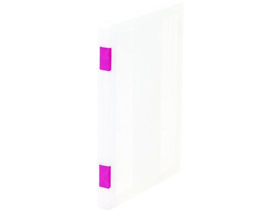 TRUSCO 書類ケースA4クリア ピンク TFC425-CPK