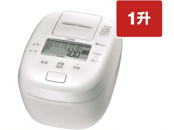 タイガー 圧力IH炊飯ジャー(1升炊き) e angle select ホワイト タイガー 圧力IH炊飯ジャー(1升炊き) e angle select ホワイト