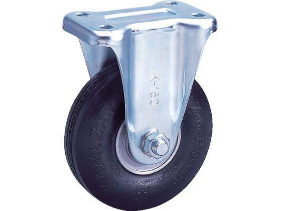 カナツー ゼロプレッシャータイヤ 固定金具付 荷重83.3 ZP-W 6X2.00HS-GY カナツー ゼロプレッシャータイヤ 固定金具付 荷重83.3 ZP-W 6X2.00HS-GY