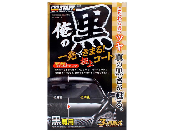 プロスタッフ 俺の黒 一発極上コート黒専用 250mL S139