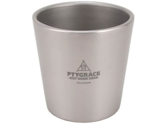 PTYGRACE チタン二重カップ 160mL PY-C016 PTYGRACE チタン二重カップ 160mL PY-C016