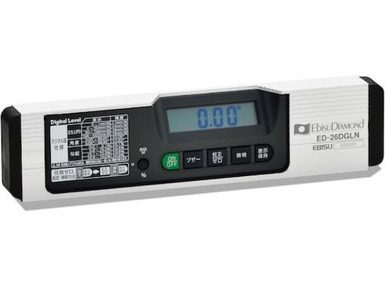 エビスダイヤモンド デジタルレベル 260mm ED-26DGLN 4105141が26,999
