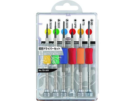 ベッセル 精密ドライバーセット TD-56Y 6サイズ入り TD-56Y ベッセル 精密ドライバーセット TD-56Y 6サイズ入り TD-56Y
