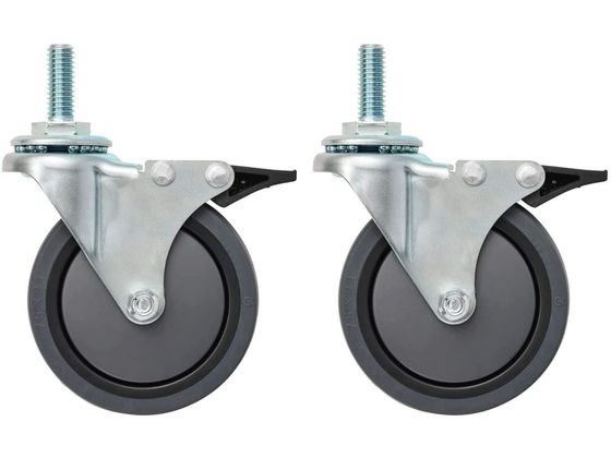 エレクター ベーシックシリーズ エラストマーキャスター ストッパー付 75mm(2個入)