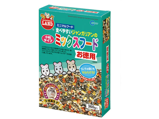マルカン ジャンガリアンのミックスフードお徳用 360g MR-548 マルカン ジャンガリアンのミックスフードお徳用 360g MR-548