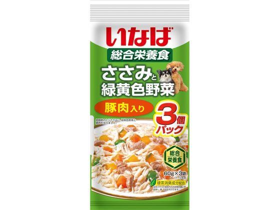 いなばペットフード ささみと野菜 豚肉60g×3袋 いなばペットフード ささみと野菜 豚肉60g×3袋