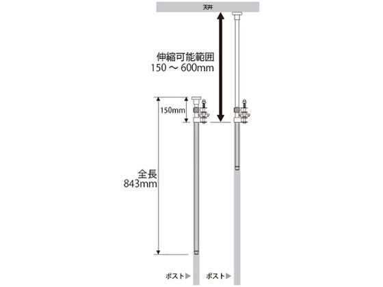 エレクター ベーシックシリーズ セーフティポスト(2本入) BSFPが9,130