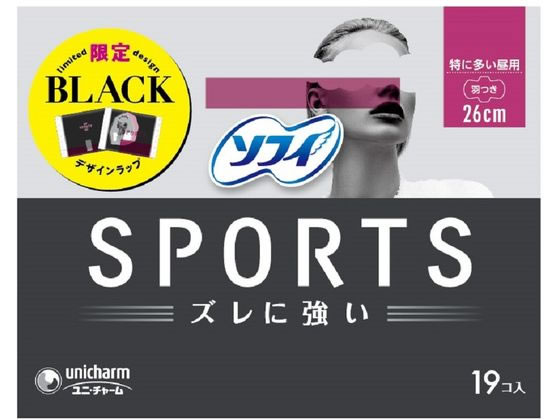 ユニ・チャーム ソフィSPORTS 260羽つき 19枚 ユニ・チャーム ソフィSPORTS 260羽つき 19枚