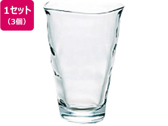 石塚硝子 ADERIA ゆらら タンブラーL P6654 3個入