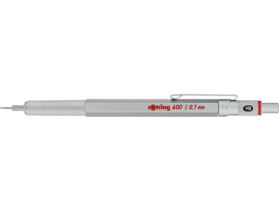 ロットリング rOtring 600 メカニカルペンシル シルバー 0.7mm 1904444